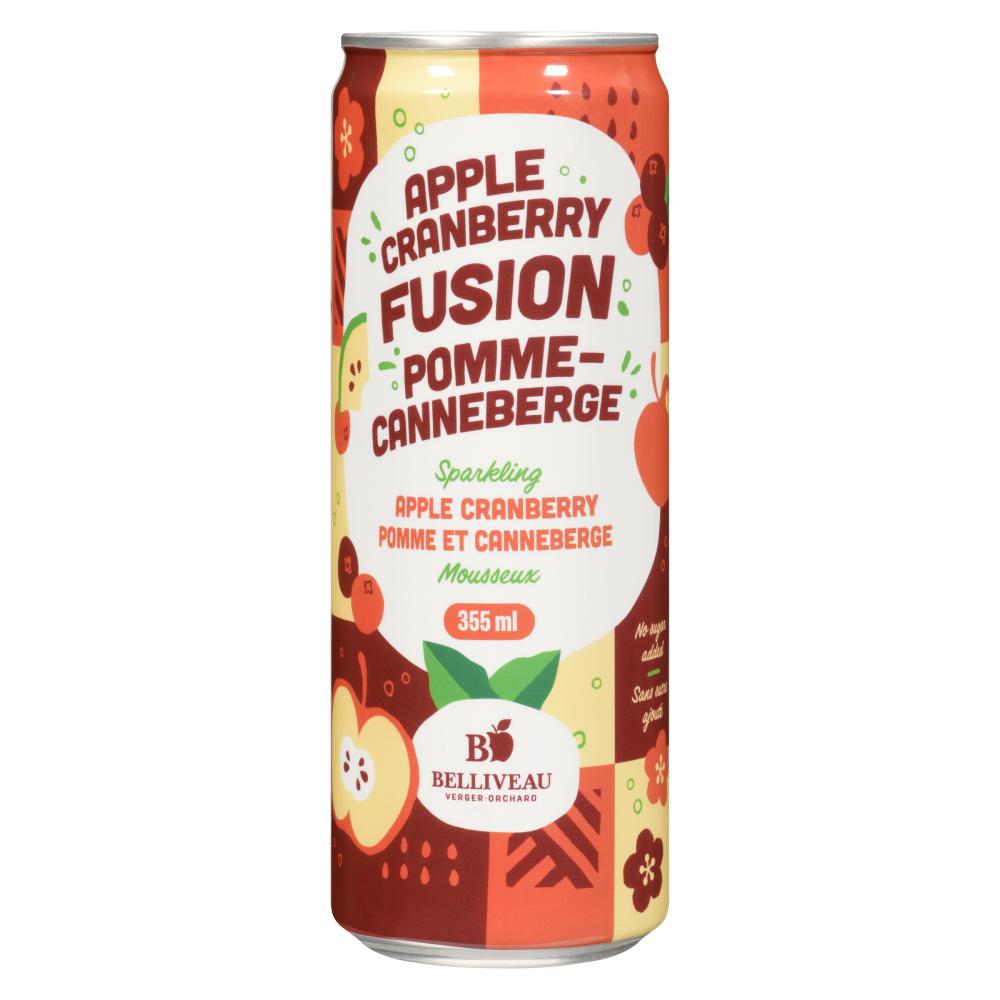 Fusion pomme et canneberge mousseux | Sparkling Apple Cranberry Fusion 355ml (Box of/Boîte de 24)